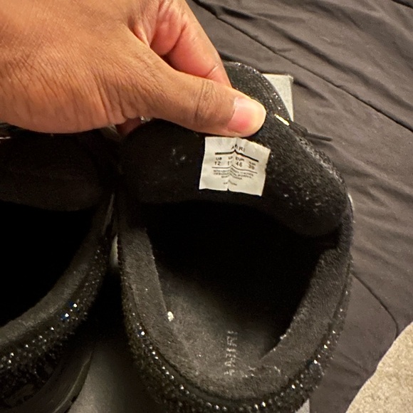 AMIRI Black Sparkle Sneakers - Picture 5 of 6